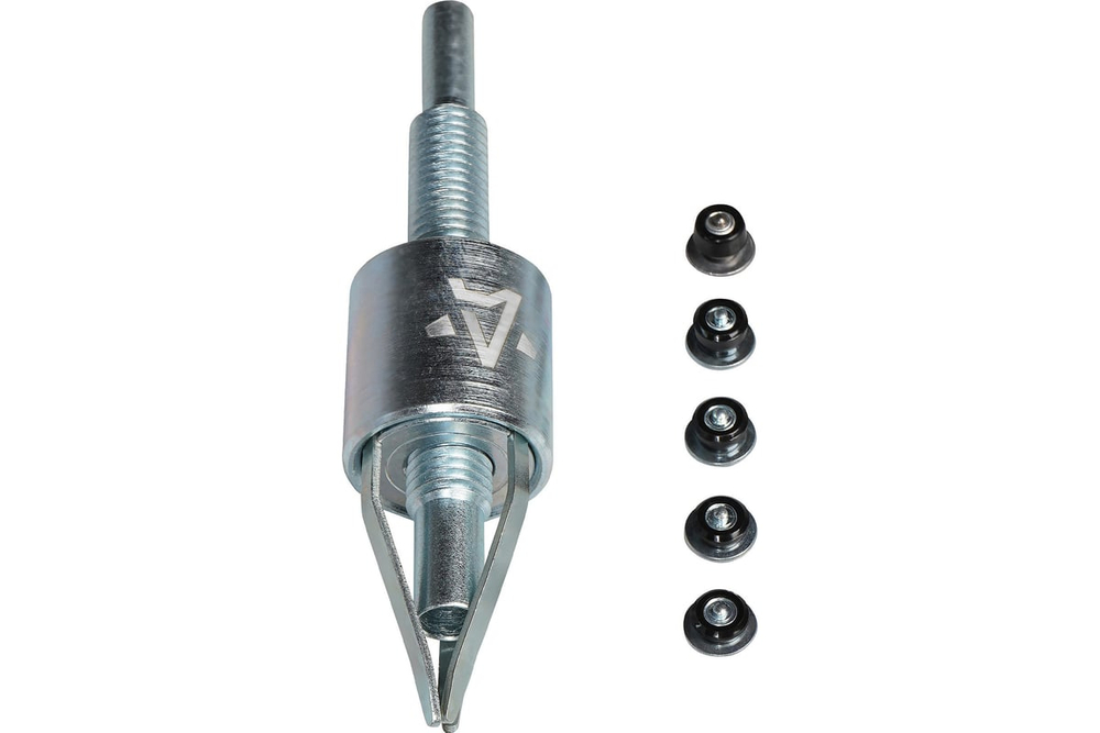 Инструмент насадка на шуруповерт для ручной ошиповки шин MINI + образцы шипов ATRK1062 AIRLINE