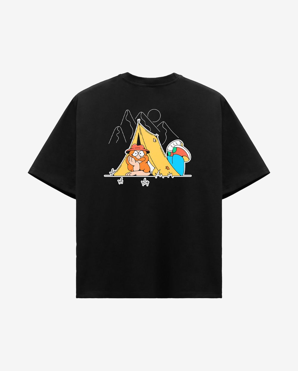 Футболка Молодость Camp черная