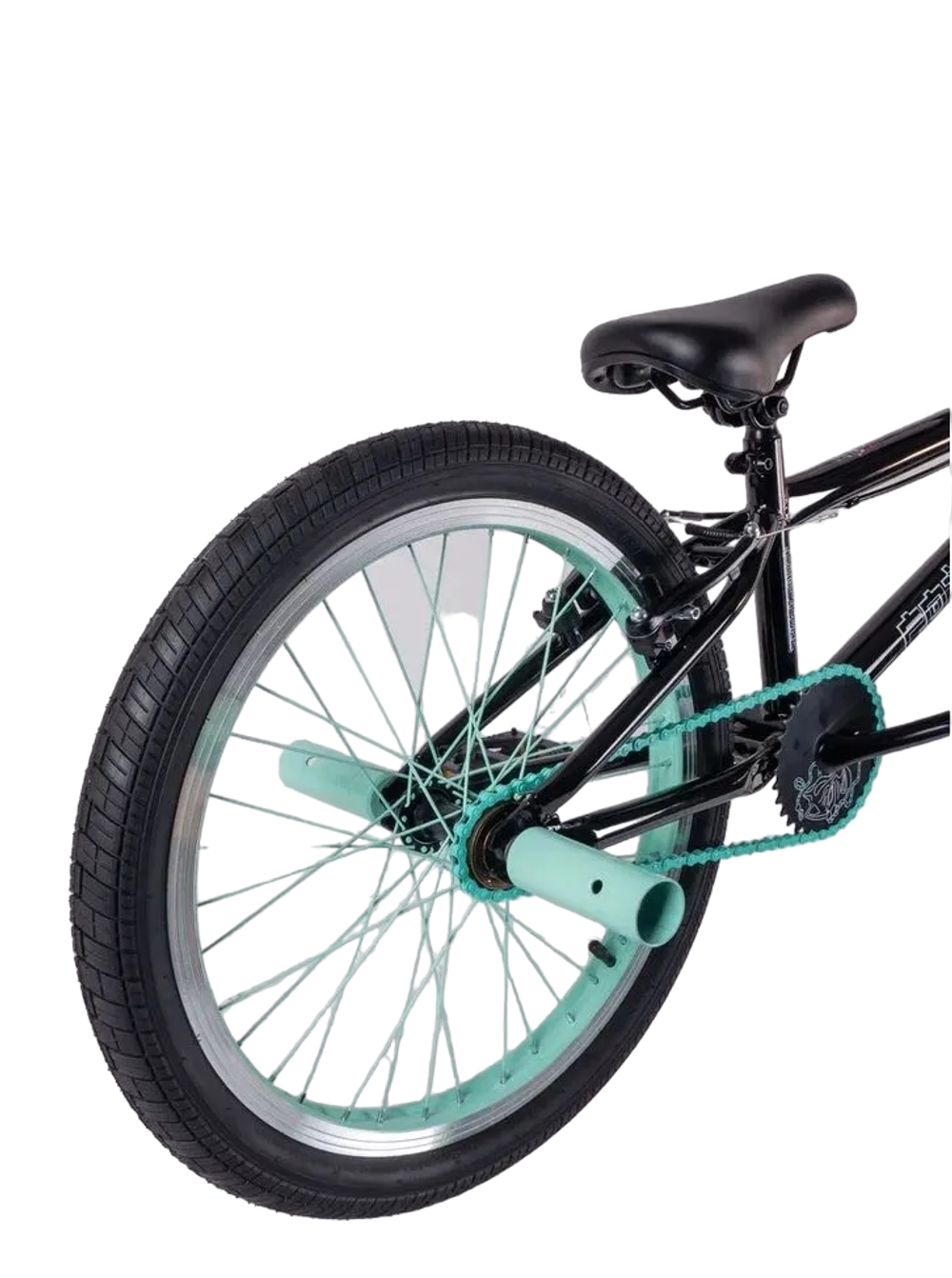 Велосипед BMX 20" Tech Team FOX черно/бирюзовый 2023