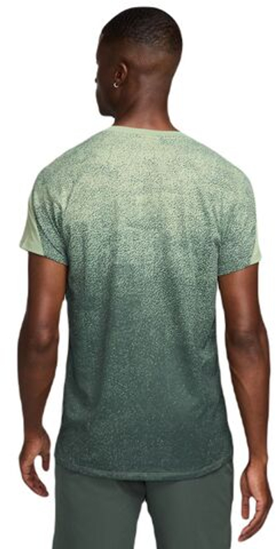 Мужская теннисная футболка Nike Court Slam Dri-Fit Tennis - зеленый