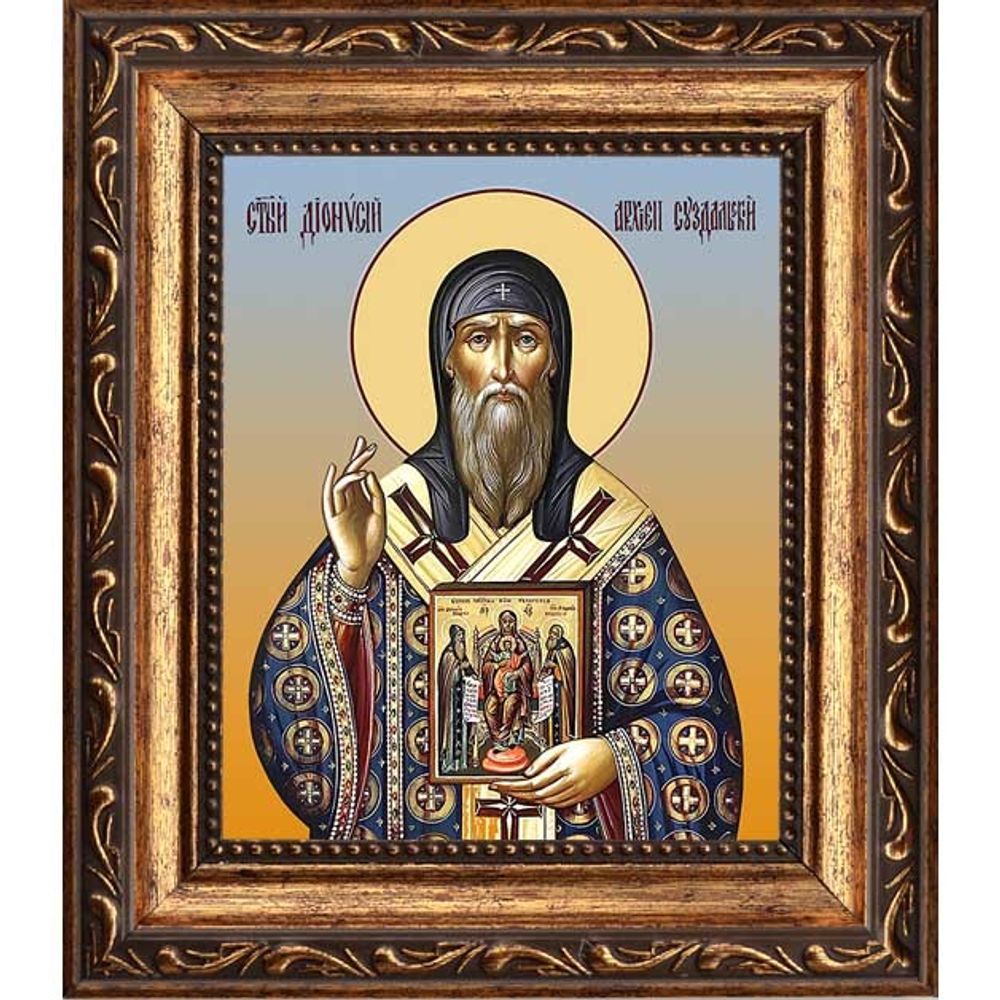 Дионисий, архиепископ Суздальский, святитель. Икона на холсте.