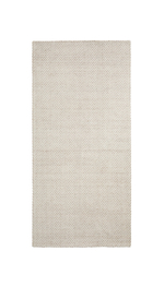 Бежевый шерстяной жаккардовый ковер Calira 230 x 160 см