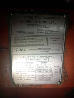 Контейнер 20 футов № CRXU2479842