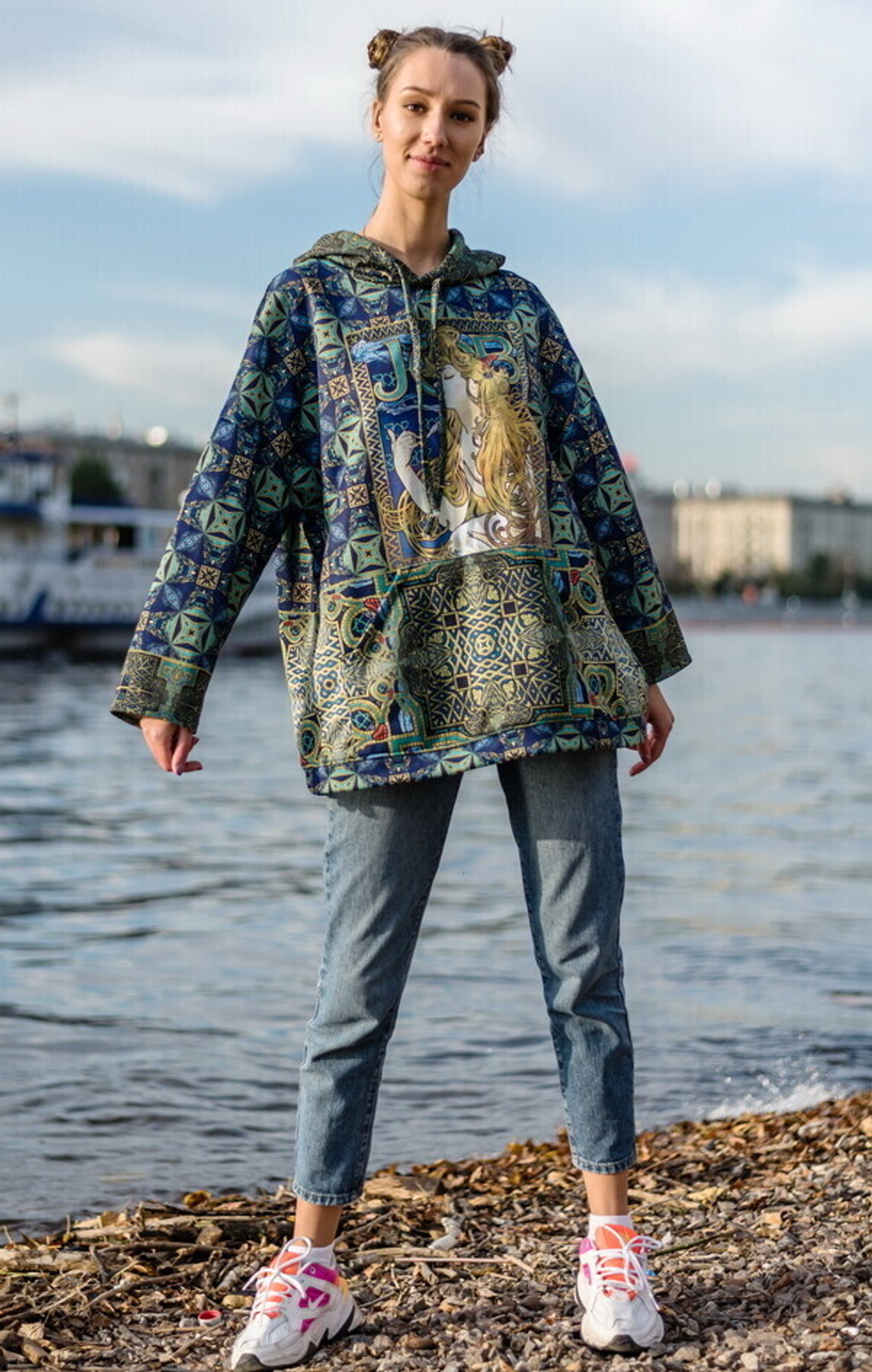 Худи "Модерн", по мотивам работ Альфонса Мухи