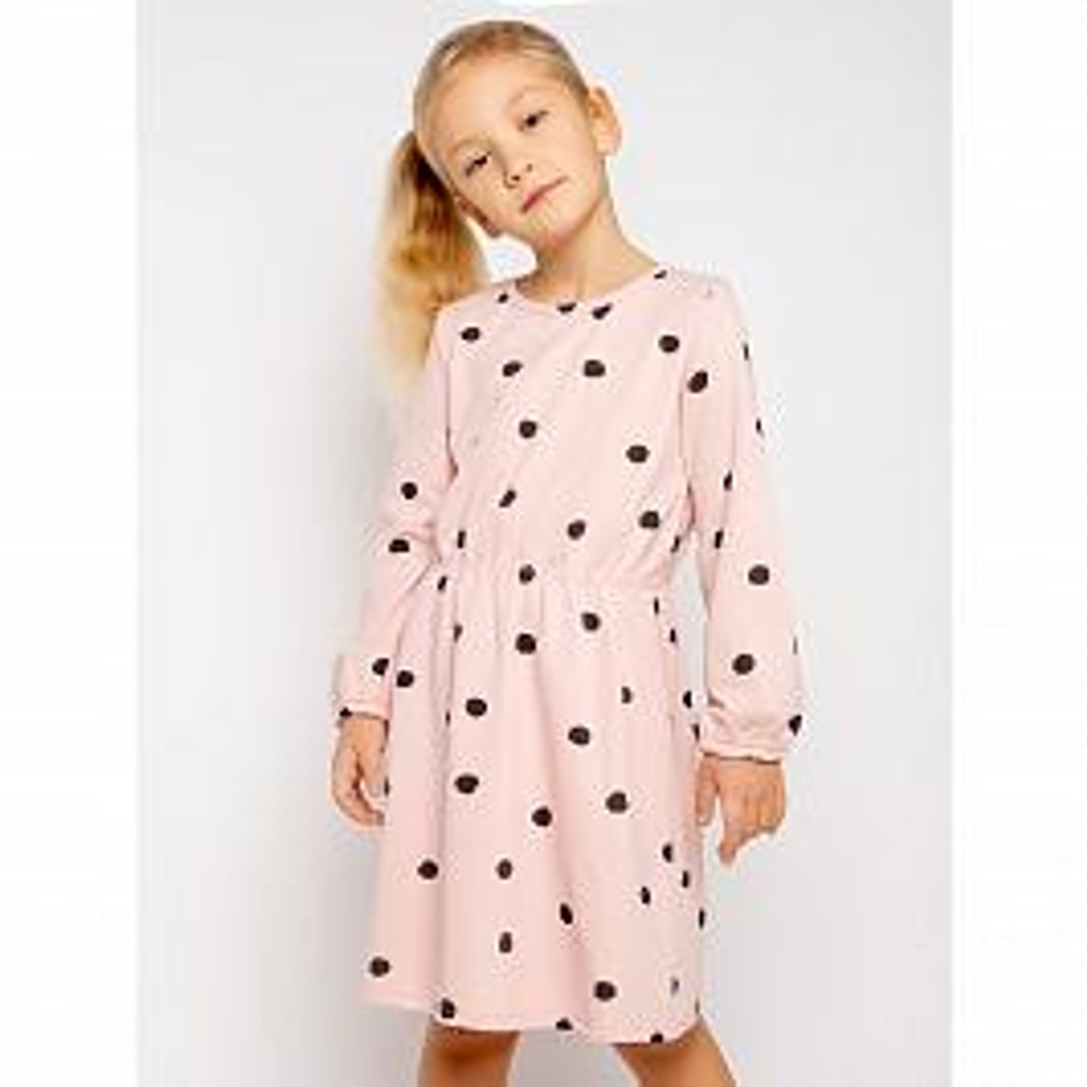 Платье футер 3х нитка петля 1420300102 р.140-146 (Юлла)