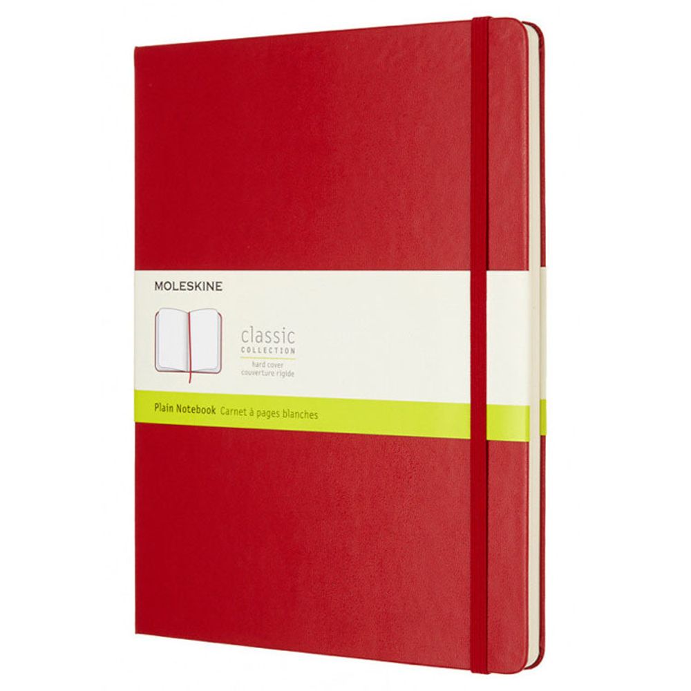 Блокнот Moleskine Classic XLarge нелинованный красный (QP092F2)