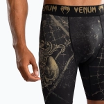 Компрессионные Шорты Venum Santa Muerte 5.0 Men’S Vale Tudo Shorts deep black/gold