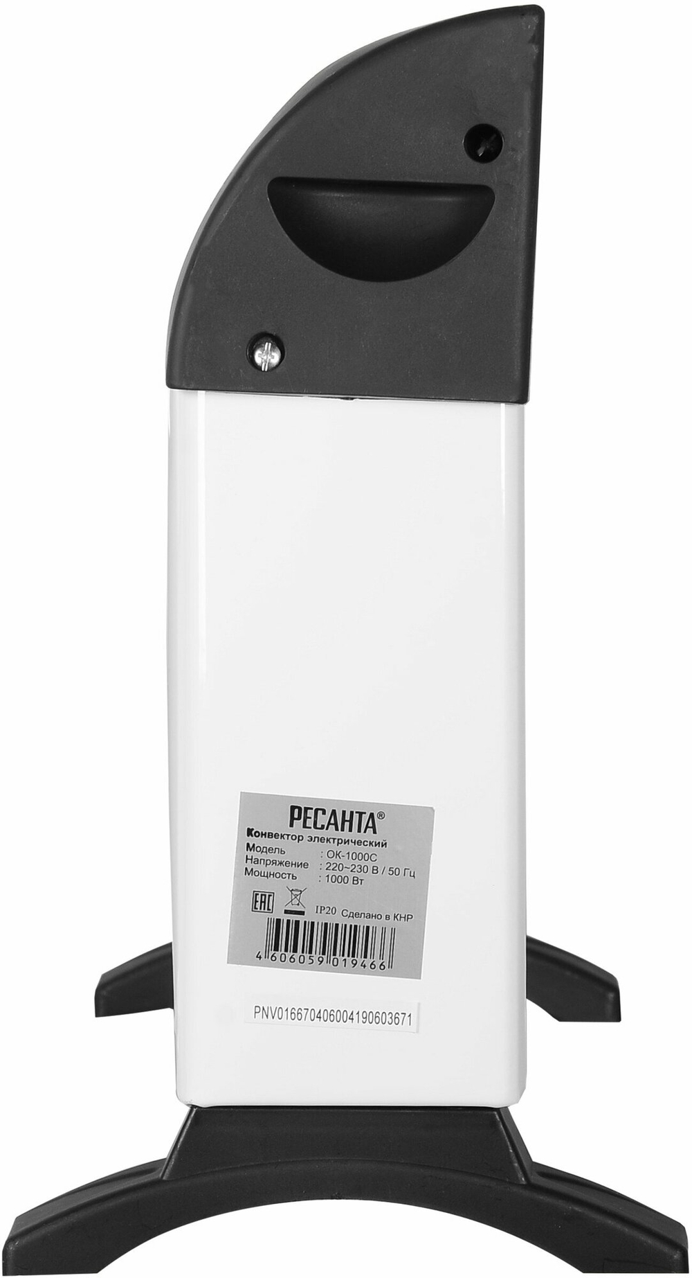 Конвектор электрический ОК-1000С (стич) Ресанта, напольный обогреватель для дома 1000 Вт