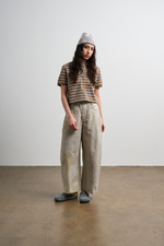Брюки Nothomme Monterest Retro Washed Curved Blade Wide-Leg Pants "Sand Bone White" Women's