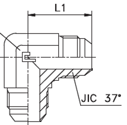 Соединение P90 JIC 7/16
