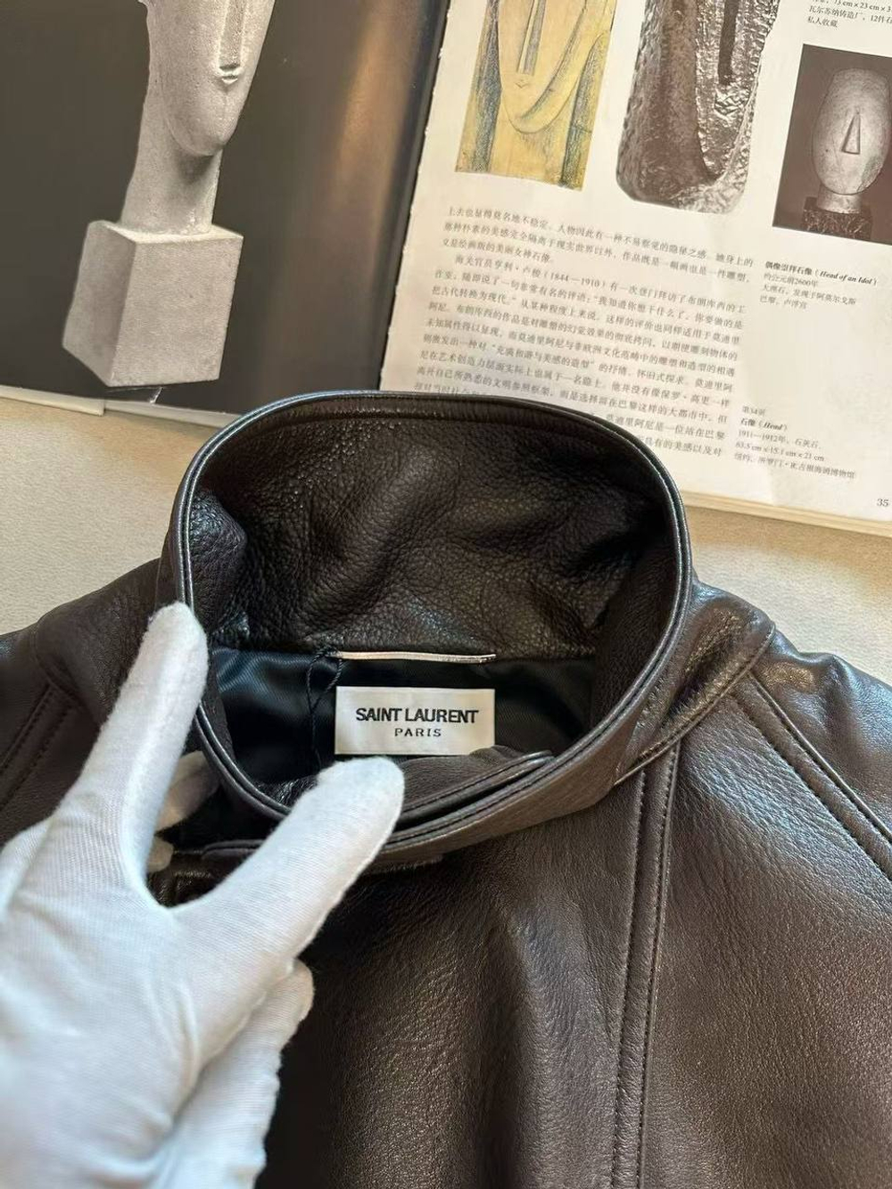 Кожаная куртка Yves Saint Laurent
