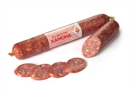 Колбаса сырокопченая "Со вкусом хамона" Бресткий МК