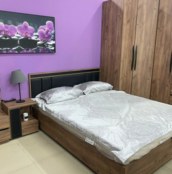 Кровать с подъемным механизмом Nature 308 Люкс 140х200, дуб табачный