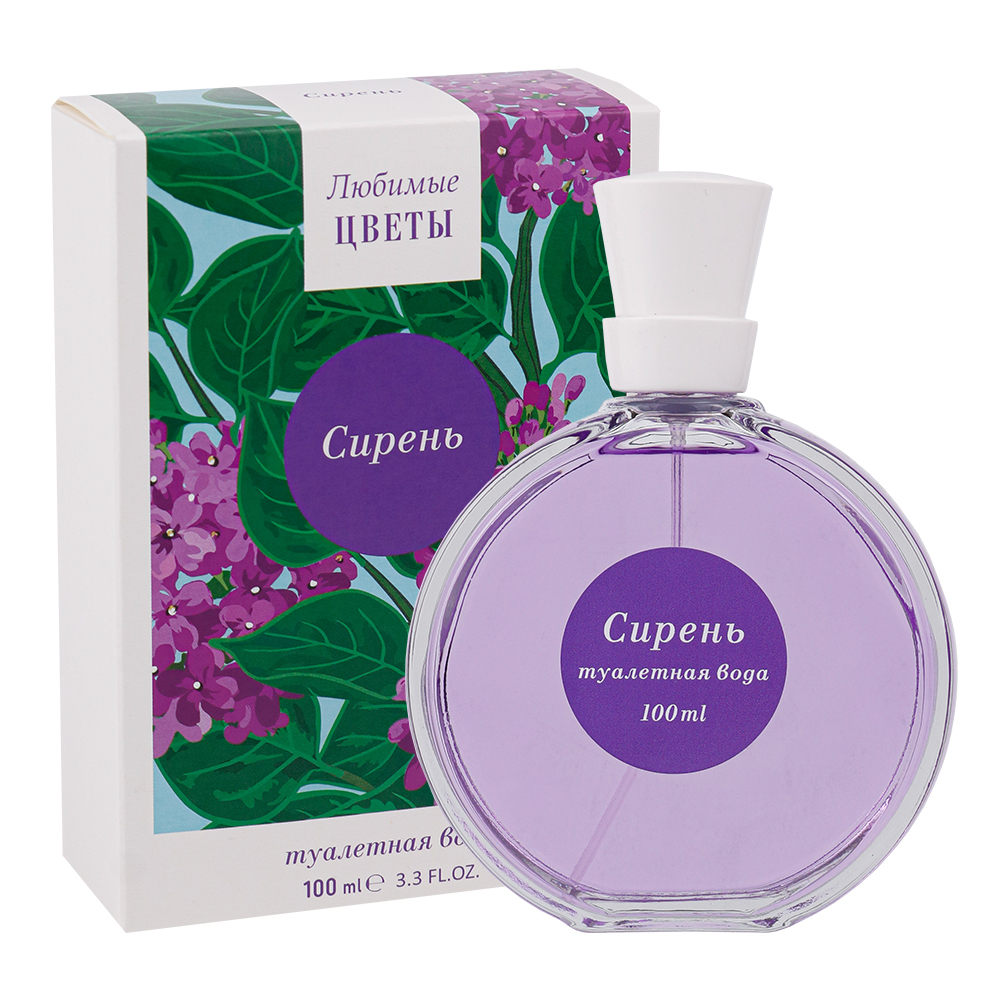 Вода туалетная Любимые цветы Сирень - 100ml for women