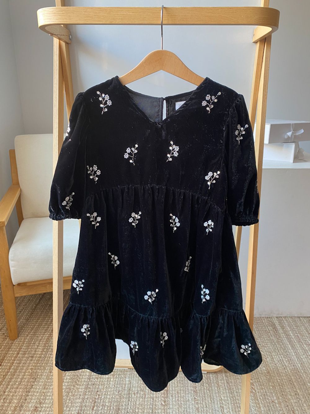 Новое бархатное платье Zara, 128