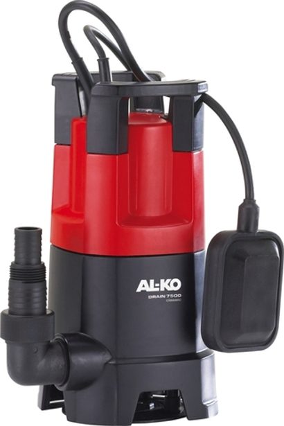 Насос погружной для грязной воды AL-KO DRAIN 7500 Classic (450Вт, 5м/6м, 7500л/ч, 4,4кг)