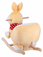 Качалка мягкая Тутси "Заюшка"(желтый, белый), 682-2020