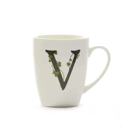 La Porcellana Bianca Кружка Atupertu 380 мл буква V