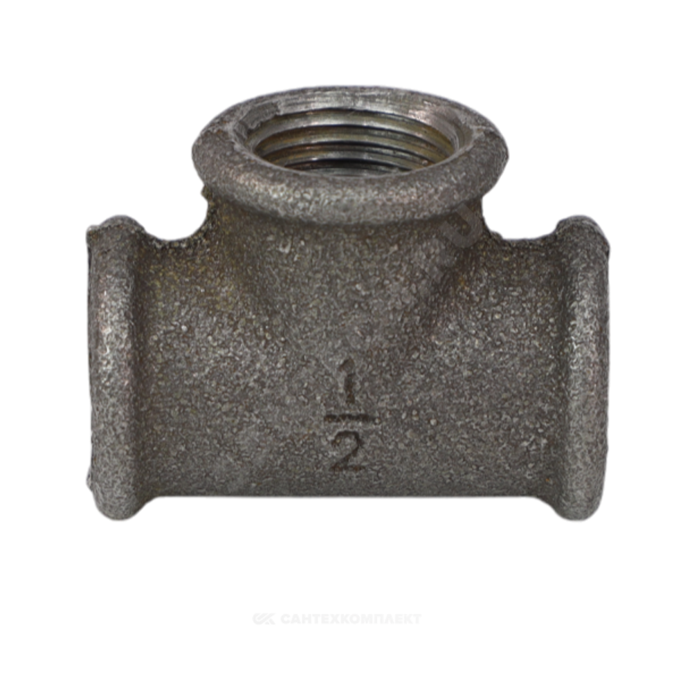 Тройник прямой чугун Ду 32 (1 1/4") ВР/ВР Fittex