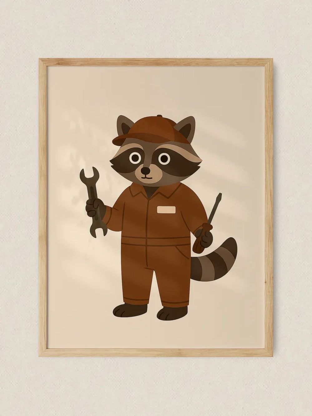 Постер 40х50 в детскую мальчика Ретро стиль