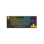 AKKO 3084B Plus Black&Gold 3 Modes RGB Hot Swap  V3 Cream Yellow Switch,ASA profile keycap