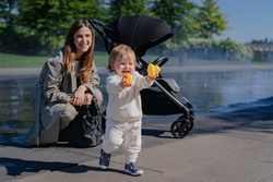 Детская прогулочная коляска Espiro Wave 2024 317 gray melody