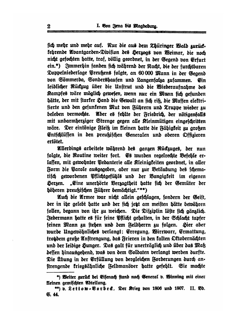 Von Jena Bis Pr. Eylau. Des Alten Preussischen Heeres Schmach Und Ehrenrettung | Colmar Goltz