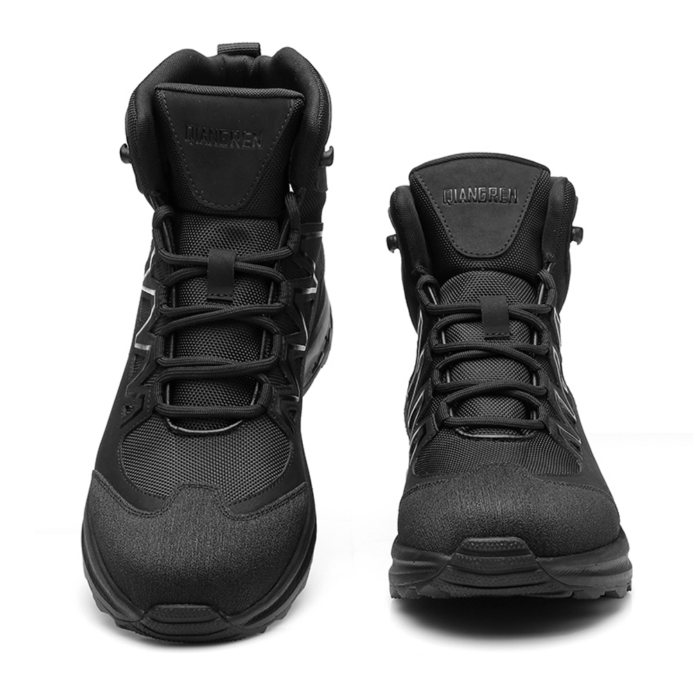 QIANGREN 3515 High Top Shoes Men"s Outdoor Mountaineering Boots Hiking Training Shoes
