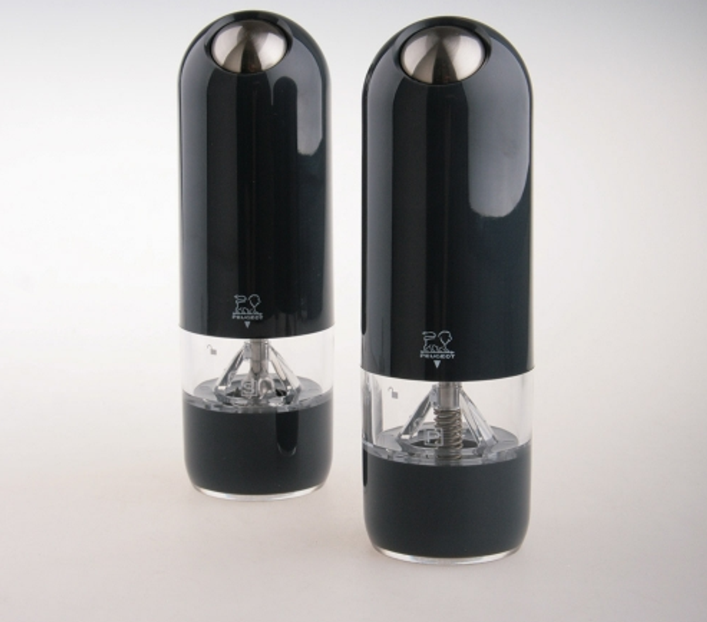 Мельница для соли электрическая 17 см Peugeot Alaska черная Франция детали