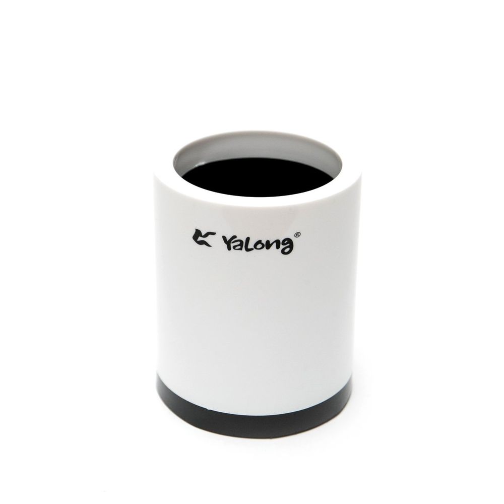 Подставка-стакан д/пиш.принадлежностей,Yalong пластик, белый