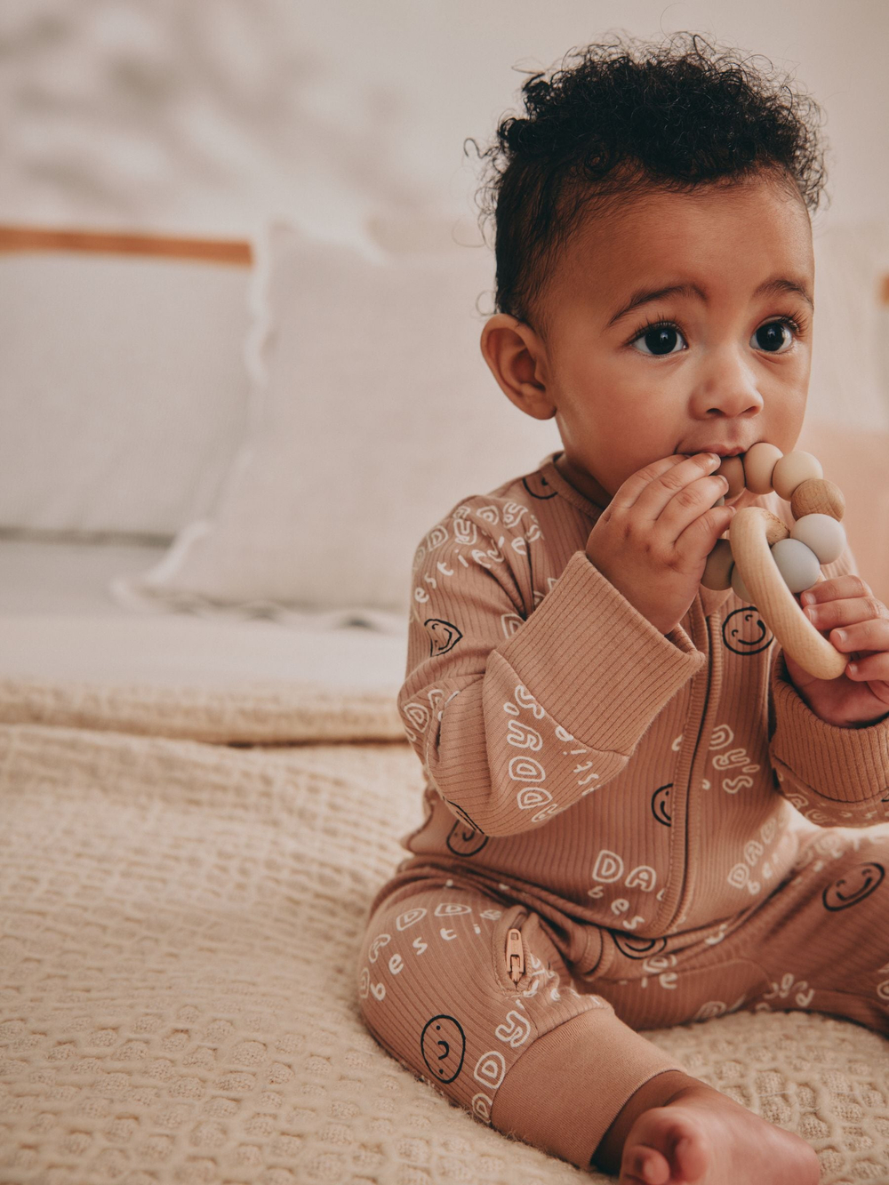 Комбинезон / Cлип малышей Next AW3-264, Светло-коричневый