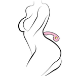 Розовый вибратор 19,9см для точки G c нагревом Youvic Bendable Heating G-Spot Vibrator CM903
