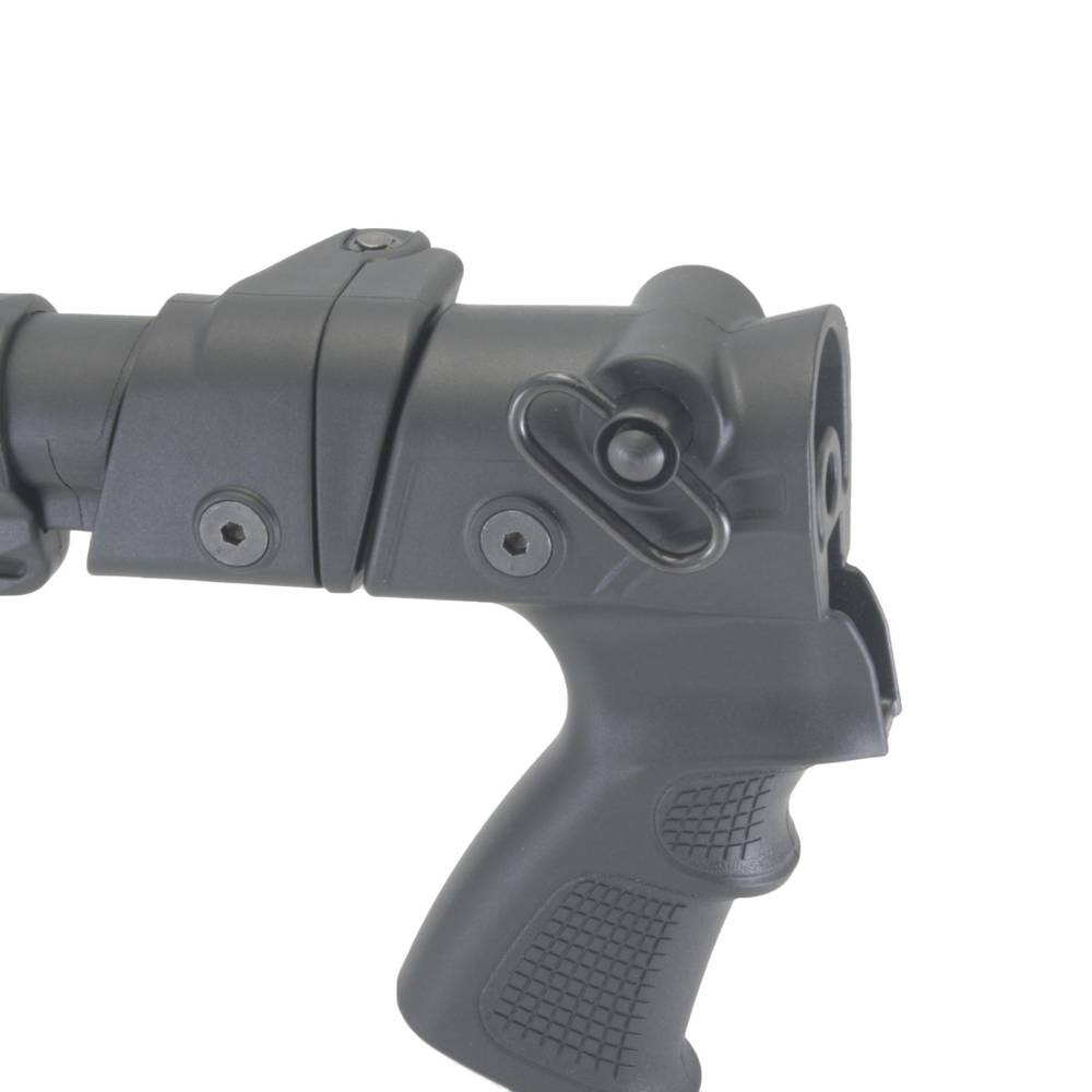 Приклад МР-155 пластик, DLG Tactical. Черный