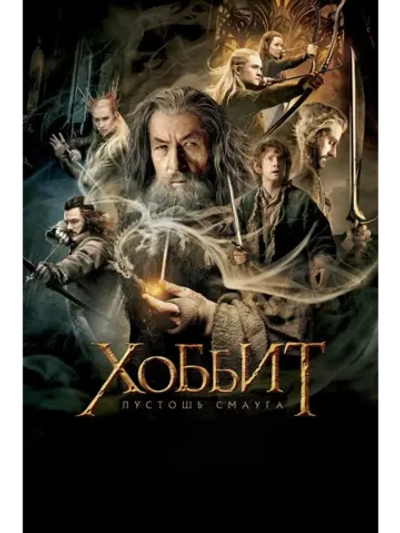 Хоббит: Пустошь Смауга (2013) (2 DVD) (DVD-R)