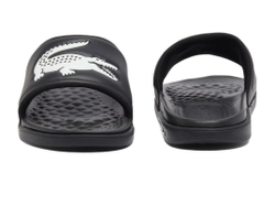 Шлепанцы Lacoste Serve Slide Dual - черные/белые