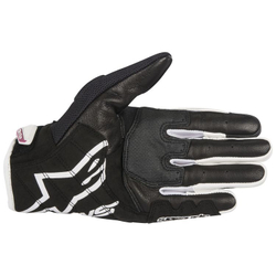 ALPINESTARS Мотоперчатки женские кожаные STELLA SMX-2 AIR CARBON V2 GLOVE карбон черно-бело-розовый