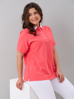 Блузка БЛк-143/пике-коралл