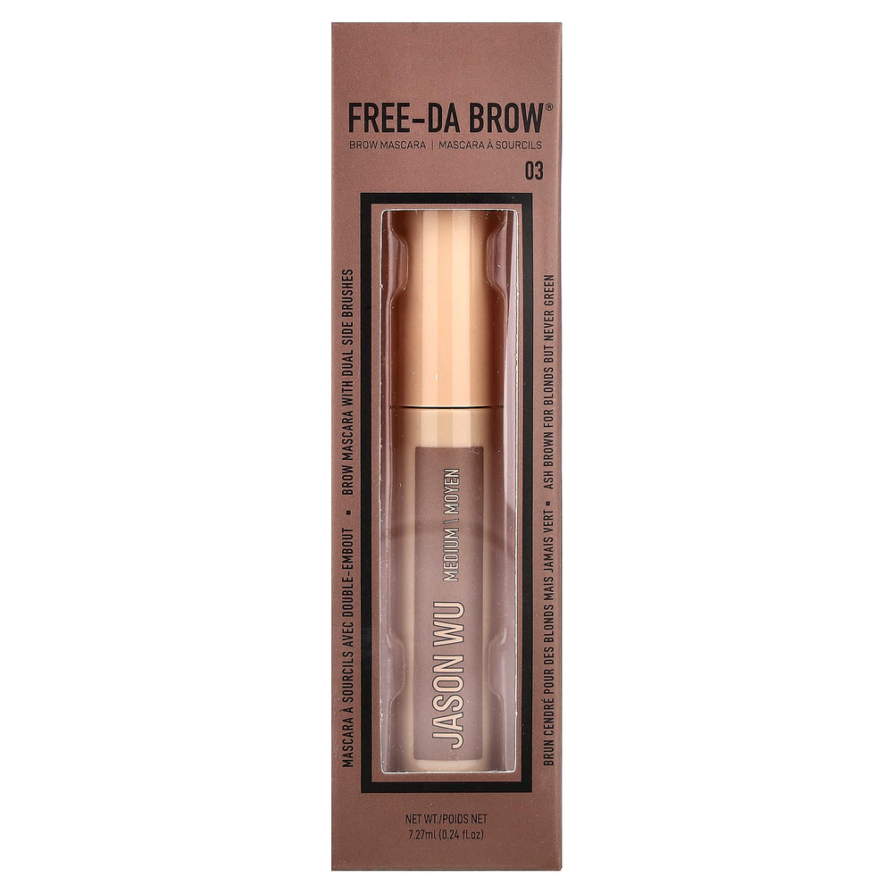 Jason Wu, Free-Da Brow®, тушь для бровей, оттенок 03 Medium, 7,27 мл (0,24 жидк. унции)