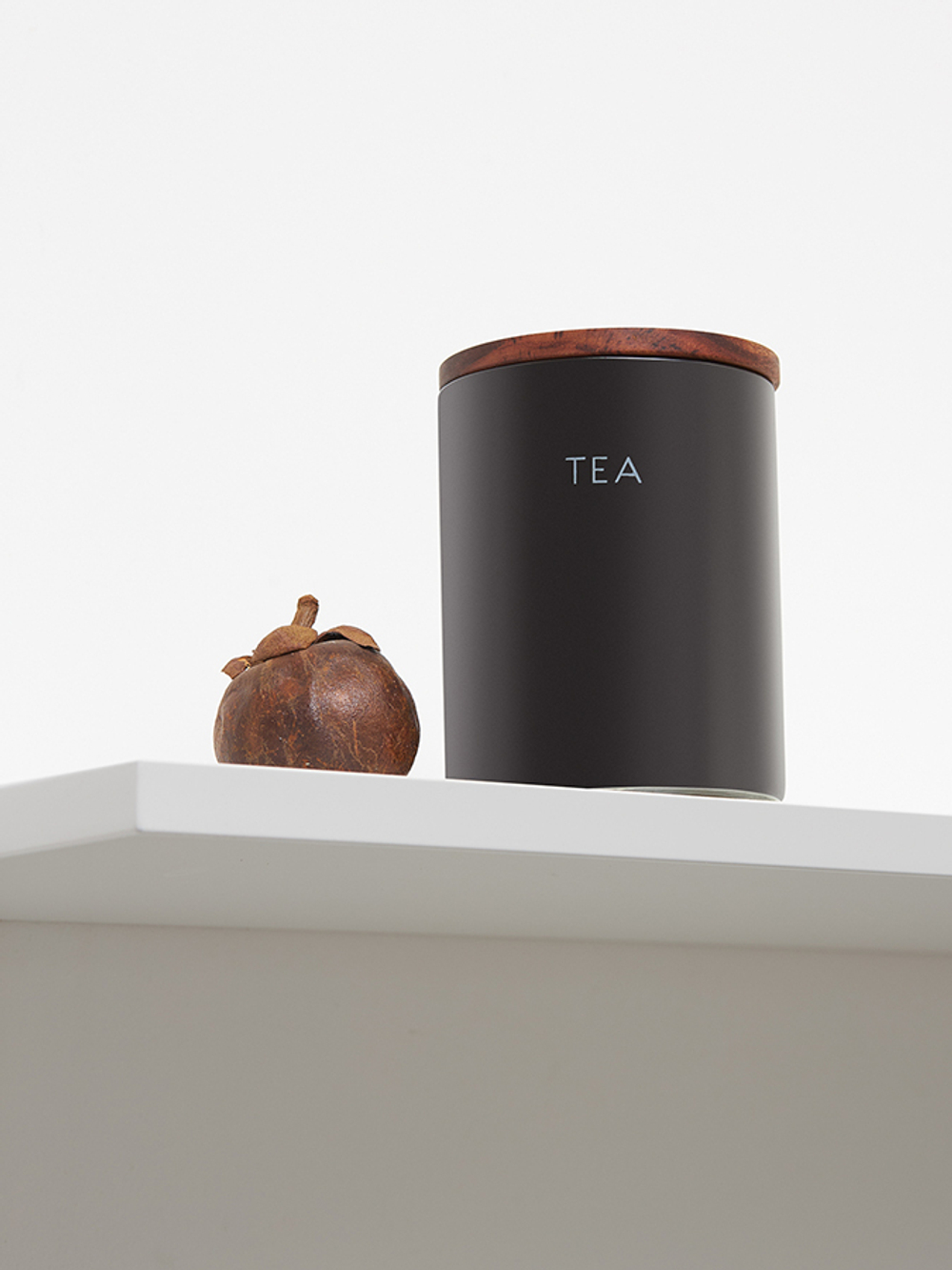 Банка керамическая для хранения чая, 650 мл, черная