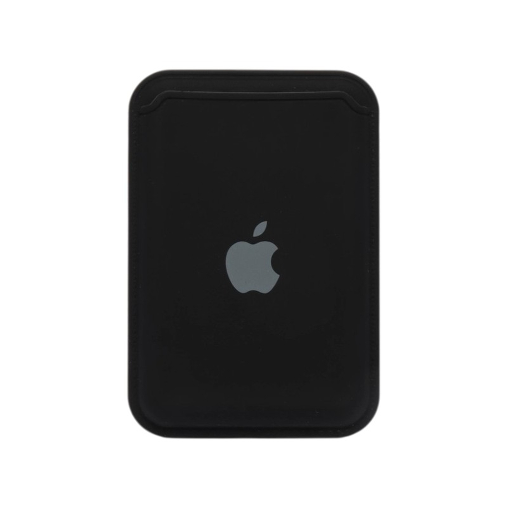 Визитница-картхолдер iPhone Silicone Wallet MagSafe с лого