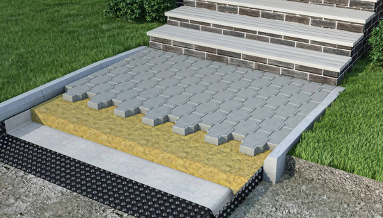 Дренаж под тротуарной плиткой: когда нужен и как сделать