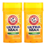 Arm & Hammer, UltraMax, твердый дезодорант-антиперспирант, свежий, 2 упаковки по 73 г (2,6 унции)