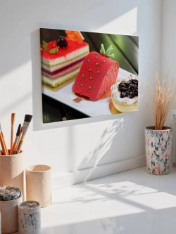 Картина на стену 40 X 50 Торт клубника