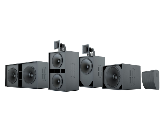 CVGAUDIO Moviematic MMSUB118 - высококачественный мощный за-экранный сабвуфер