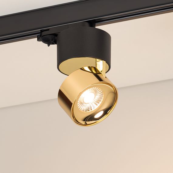 Светильник SP-PLURIO-TRACK-4TR-R77-9W Warm3000 (BK-BRS, 36 deg, 230V) Arlight 038121