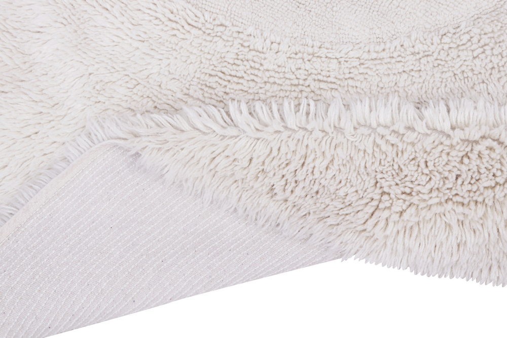 Шерстяной стираемый ковер Lorena Canals Arctic Circle - Sheep White (250 Ø см)