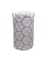 Корзина для белья на завязках белая FX-1033B