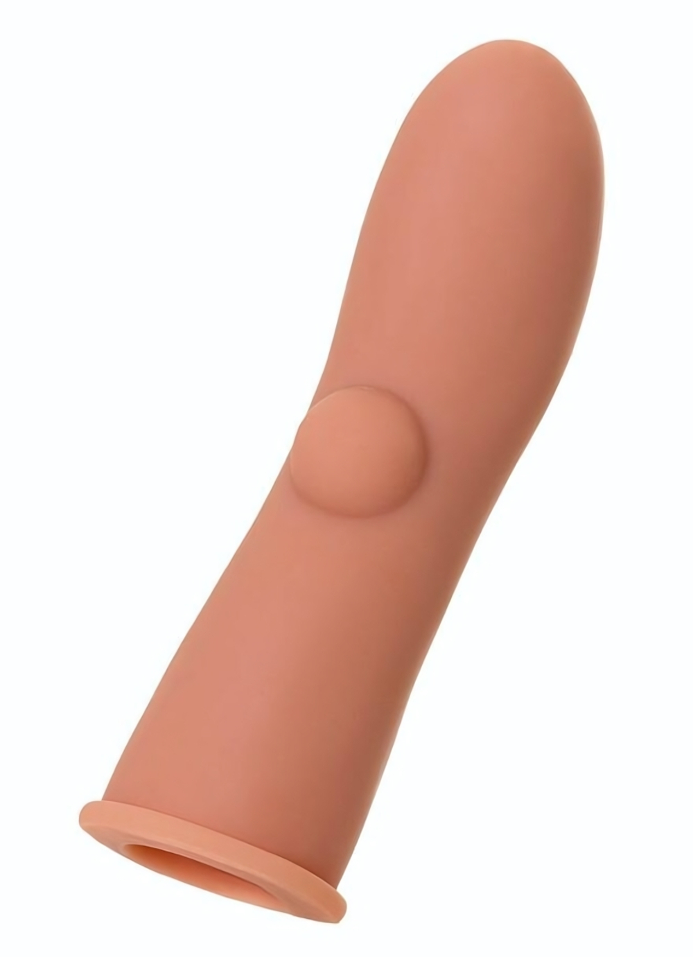 Насадка на фаллос с имитацией пирсинга Extreme Sleeve 001 M-size - 14,7 см. (Цвет: телесный)