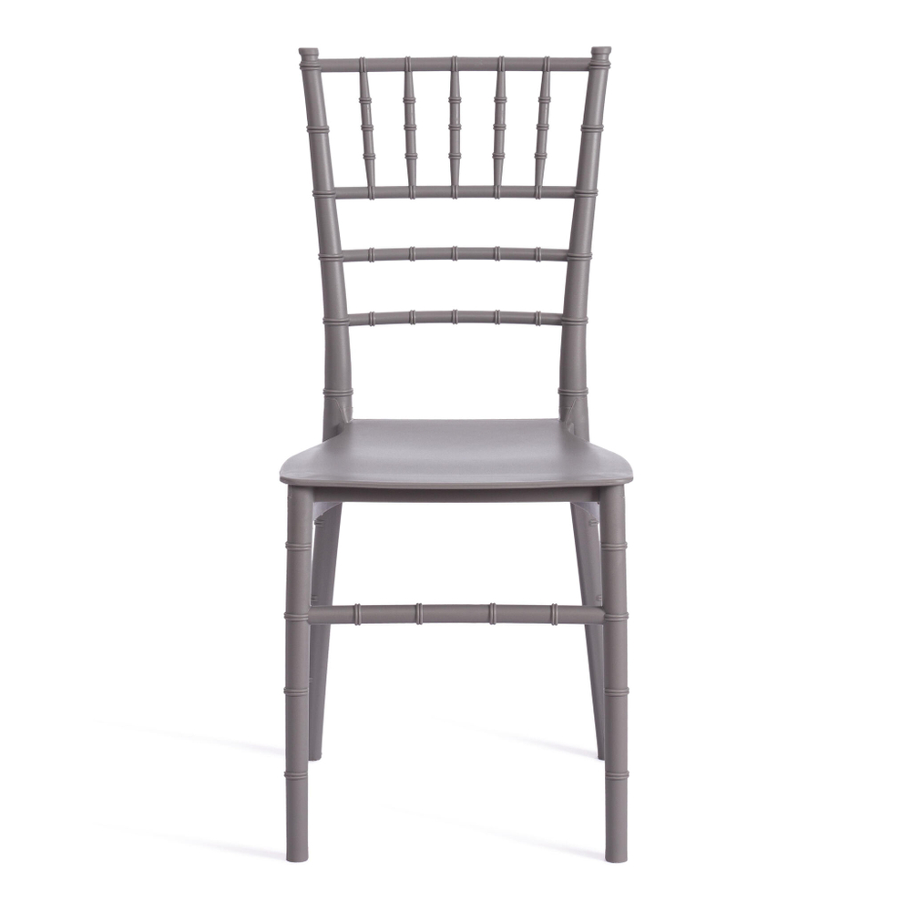 Стул CHAVARI (mod. 101) пластик, 40 х 49 х 88 см, Grey (Cерый) 09 (Комплект из 2 шт.)