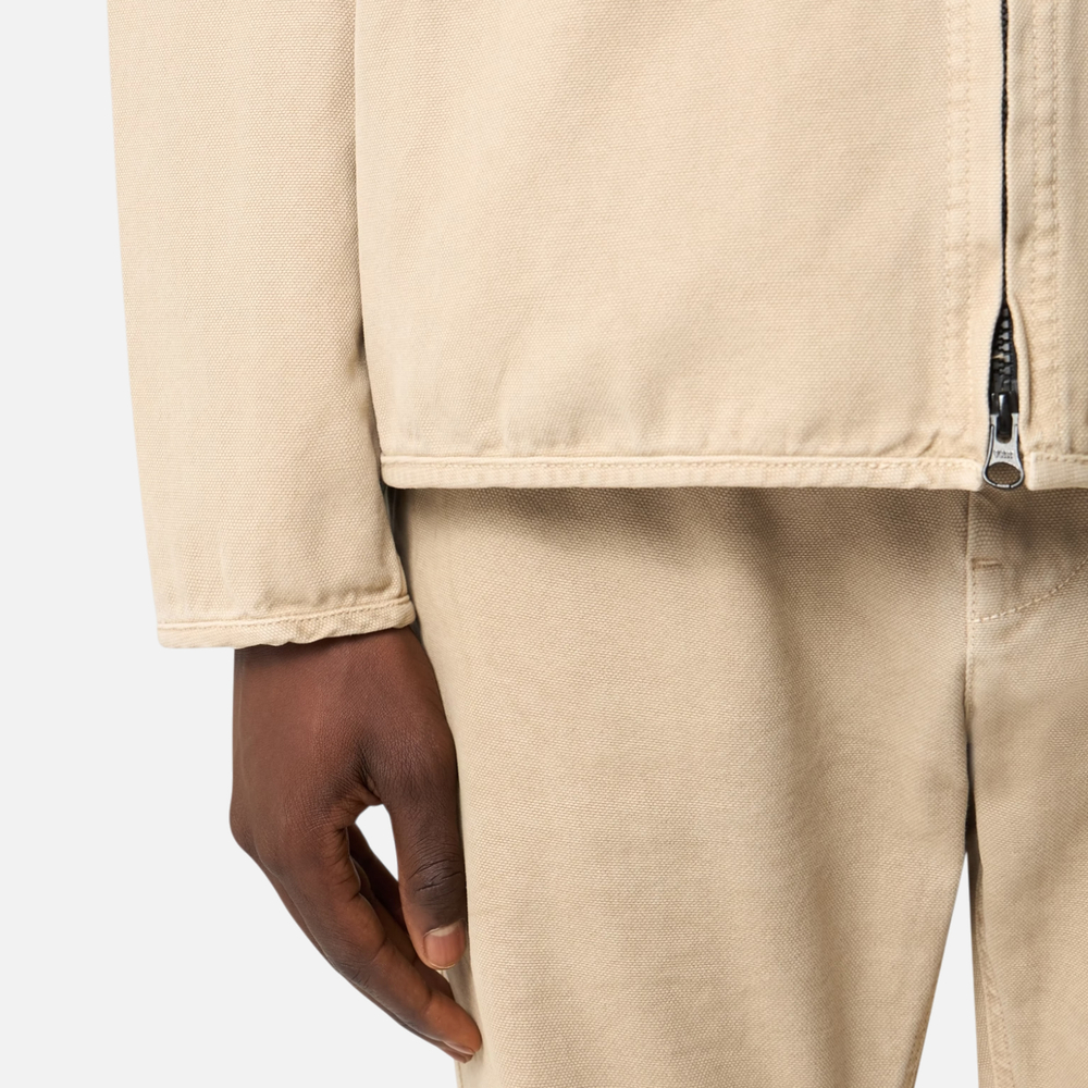 Куртка-рубашка Organic Panama Cotton Old Effect Zip-Up